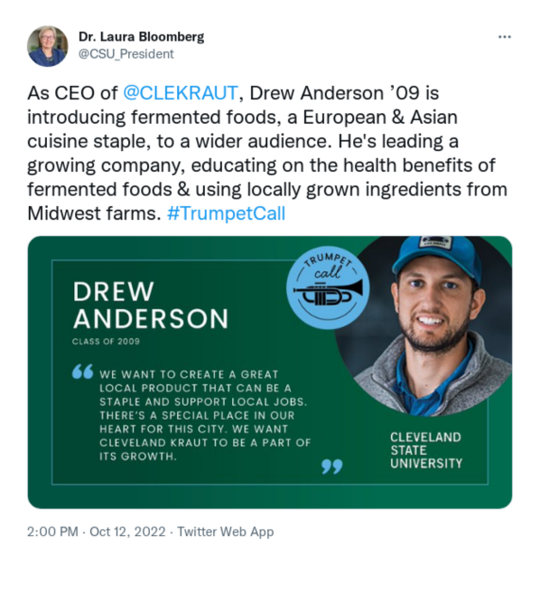 TrumpetCall Twitter Campaign Cleveland State University
